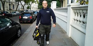 Technician ready for pest treatment
